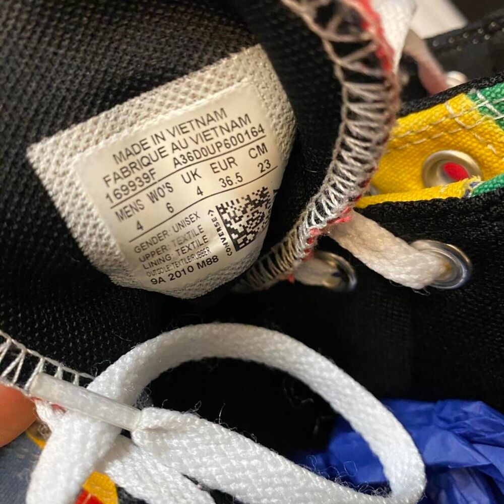 Converse Multi Color Patchwork Trainers - Picture 5 of 5
